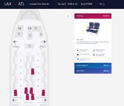 delta one suites 777 seat map lax atl