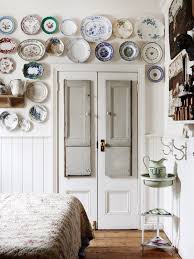 decorating with plates on the wall