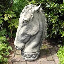horse head sculpture for interior