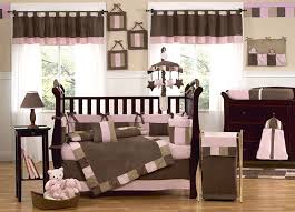 Soho Pink And Brown Baby Bedding Set
