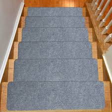 non slip solid wood carpet stair treads