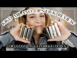kiko milano lipstick review
