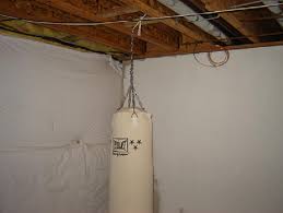 heavy bag from floor joist references