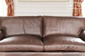 Big Leather Sofa Sanary Dark Leather