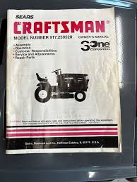 1995 craftsman gt6000 garden tractor