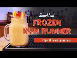 simplified frozen rum runner tropical
