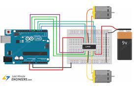 Dc Motor With L293d And Arduino gambar png