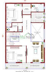 1500 Sqft Home Design 2 Story Floor Plan