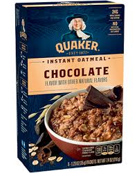 quaker instant oatmeal chocolate