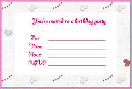 Birthday Invitation Templates Online Template Business