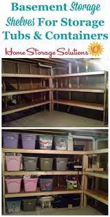 basement storage shelves for storage