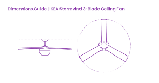 Led indoor/outdoor matte white ceiling fan with light kit with 2,478 reviews and the home decorators collection kensgrove 72 in. Ikea Stormvind 3 Blade Ceiling Fan Dimensions Drawings Dimensions Com