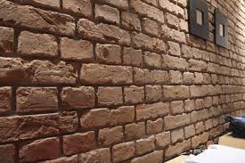 Fake Brick Wall Faux Walls Brick Paneling