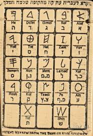 ceramic tile ancient hebrew alef aleph
