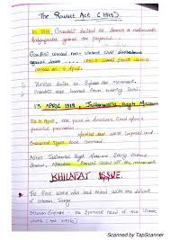 Nationalism in India *IMPORTANT TOPICS COVERED* Handwritten Notes PDF