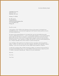 Jp Morgan Cover Letter Example Best Of Investment Banking