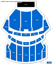 cadillac palace theatre seating chart