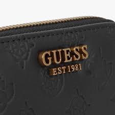 g vibe logo st black zip around wallet