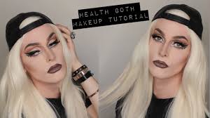 health goth inspired drag queen makeup
