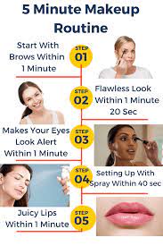 easy 5 minute makeup tips how to do