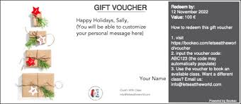 gift voucher for cooking cles