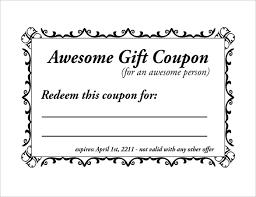 Sample Coupon Template Magdalene Project Org