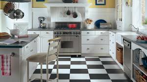 vinyl flooring in the kitchen