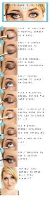 step makeup tutorials for blue eyes