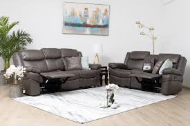 new york 7 seater fabric recliner sofa