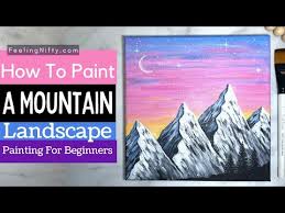 Mountain Landscape Painting How To