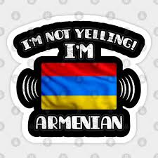 i m not yelling i m armenian gift for