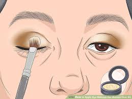 3 Ways To Apply Eye Makeup For Women Over 50 Wikihow