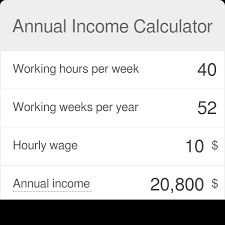 annual income calculator