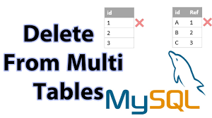 how to delete from two or multi tables