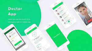 free doctor app ui kit psd xd file