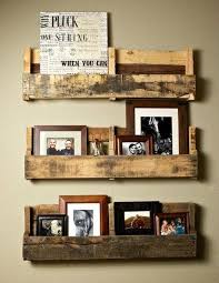 Pallet Shelves For Living Rooms And