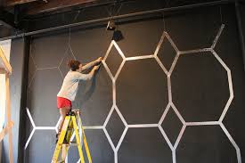 easy wall paint designs with tape
