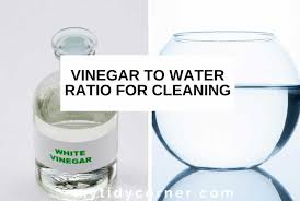 vinegar to water ratio for cleaning