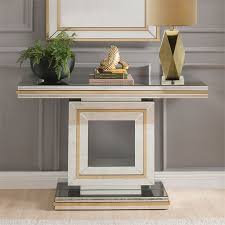 acme osma glam console table in