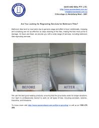 regrouting services for bathroom tiles