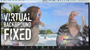 how to fix zoom background problems