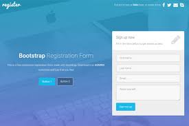 Bootstrap Registration Forms 3 Free Responsive Templates Azmind