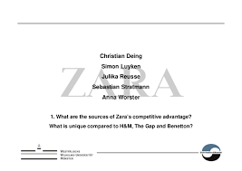 Zara presentationppt     Zara Apparel Manufacturing And Retail Case Study Answers