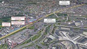 new path to newark airport train to