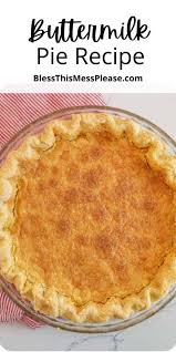 ermilk pie old fashioned custard