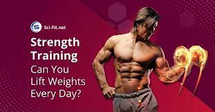 can you lift weights every day