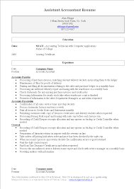 Financial reporting manager resume example. Sample Assistant Accountant Resume Templates At Allbusinesstemplates Com