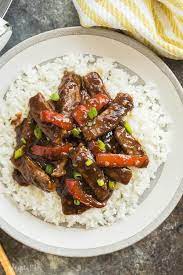 Usually there is some sweetness added as well, here brown sugar, which. Slow Cooker Mongolian Beef Recipe Crockpot Mongolian Beef