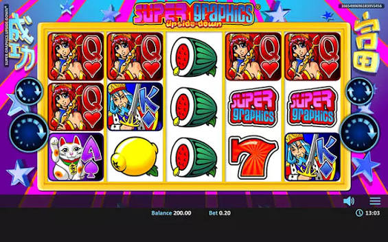 Play Super Graphics Upside Down Slot | Genting Casino