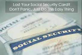 Plus, there are times when you need your card to prove your identity like getting hired at a new job or applying for a federal loan. Lost Your Social Security Card Don T Panic Just Do This Easy Thing Numbones Com